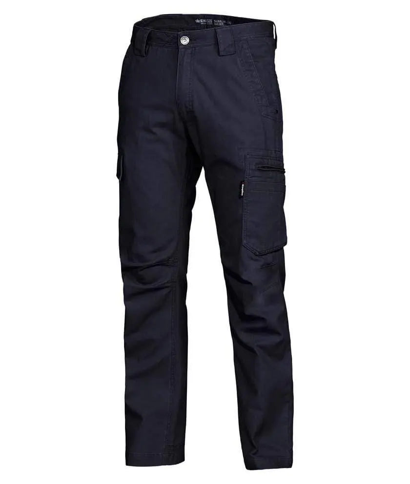 KingGee Work Wear Oiled Navy / 72R KingGee Canvas Tradie Pants K13280